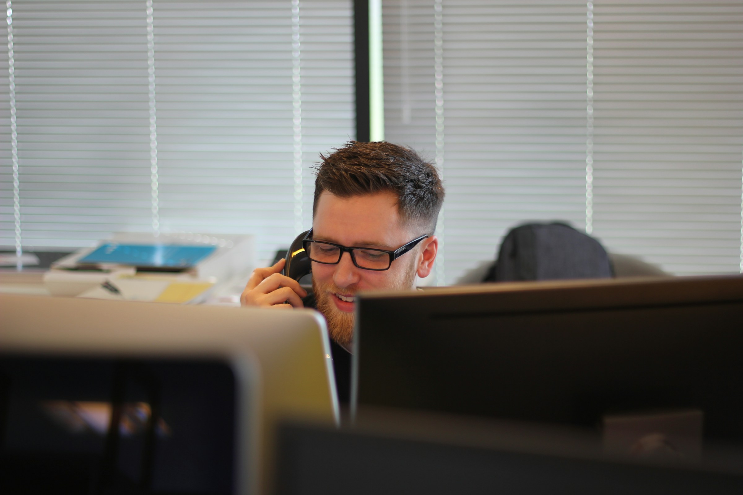 Damore team member discussing a case with a dental practice.